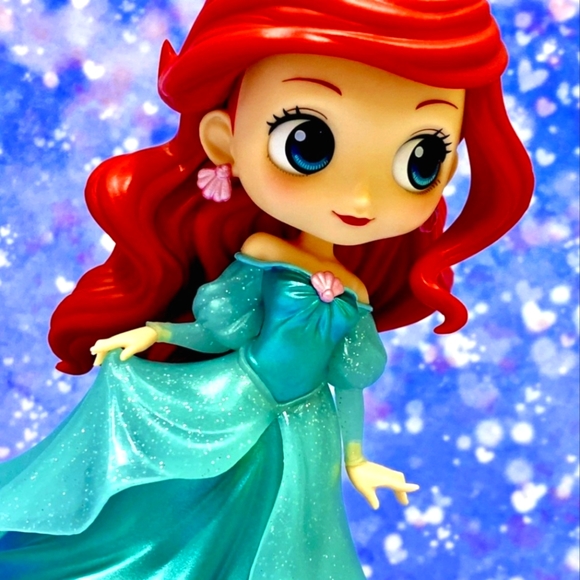 Qposket Princess Ariel Glitter Dress MWT - Picture 7 of 14